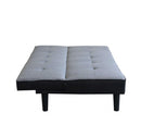 Divano Letto Alvin 180x86x78 cm in Tessuto Grigio