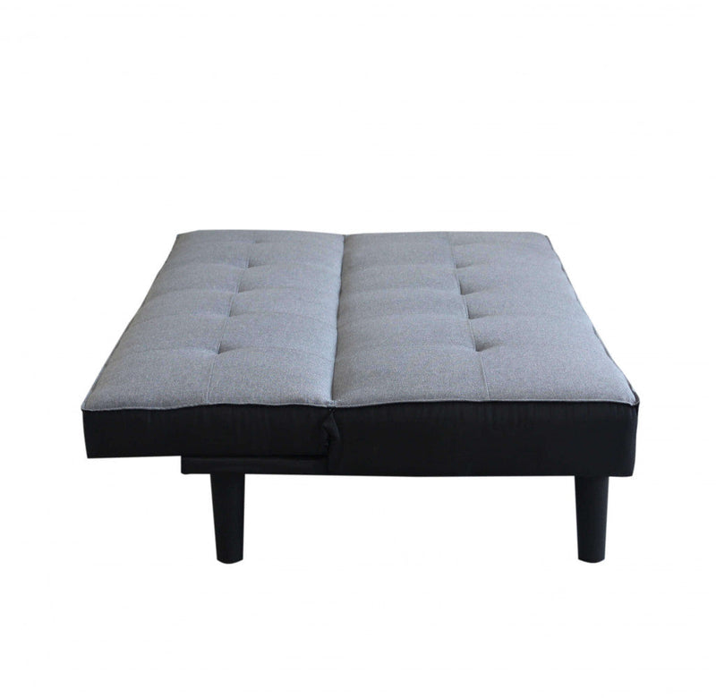 Divano Letto Alvin 180x86x78 cm in Tessuto Grigio