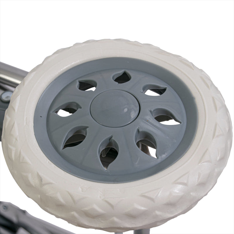 Carrello Trolley per la Spesa con Ruote in poliestere Grigio