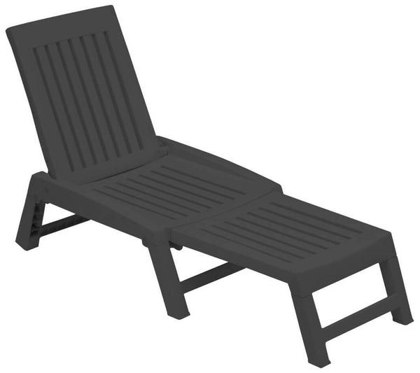 Sonnenliege aus Harz Bauer Orfeo Anthrazit prezzo