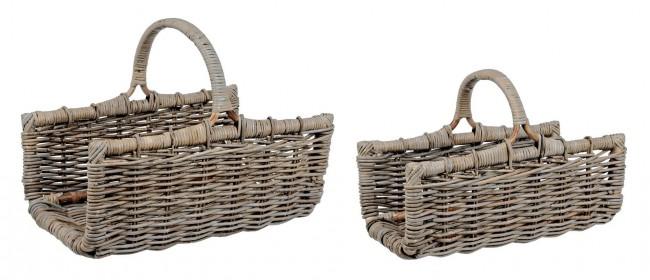 Set 2 Ceste Portalegna Narra in Fibre Naturali