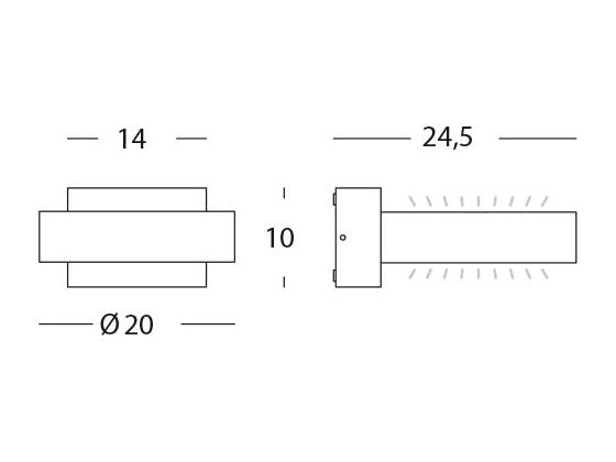 Applique da Esterno a LED 16W Tonda Sovil Plaza Bianco