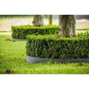Bordo Flessibile da Giardino Verdemax Effetto Roccia 10 m x 12 cm in PP Grigio      