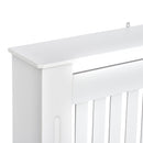 Copritermosifone in Legno MDF Bianco 172x19x81 cm 