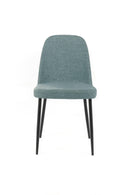 Set 4 Sedie 55x46xH85 cm in Tessuto Tamara Acquamarina