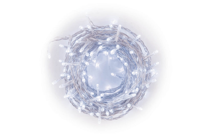 Luci di Natale 240 LED 9,6m Bianco da Interno Soriani