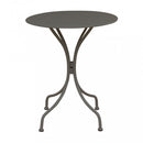 Tavolo Bristol Ø60x71h cm in Acciaio Taupe