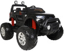 Macchina Elettrica per Bambini 2 posti Fuoristrada 12V con Licenza Ford Monster Truck 4x4 Nera