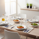 Servizio Set di Posate 24 pezzi in Acciaio Inox Eme Brio Blu 55