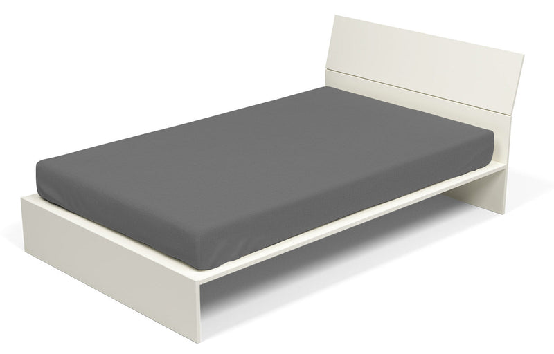 Lenzuolo Sotto con Angoli ed Elastico Tinta Unita Fumo