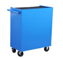 Carrello da Lavoro con 5 Cassetti Porta Utensili Blu 67.5x33x77 cm 