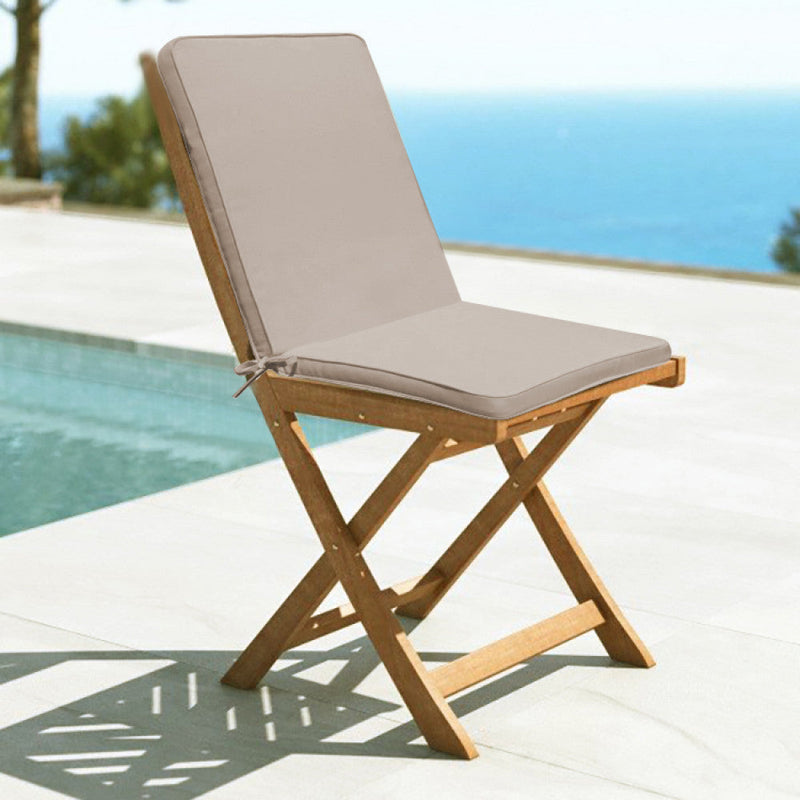 Cuscino Real Medio 90x40x4 cm in Poliestere Tortora