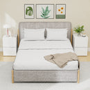 Set di 2 Comodini da Camera da Letto 40x40x58 cm con 2 Cassetti Capacità 30 kg in MDF Bianco      