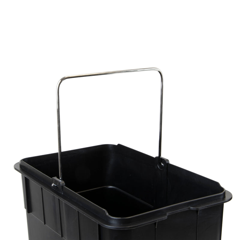 Contenitore Recycle Inox con Scomparti Impostato 2 x 15 Acciaio Inossidabile Emuca