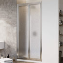 Porta Doccia 2 Ante Battenti in Cristallo Opaco 4mm H198 Fosterberg Maribo Varie Misure