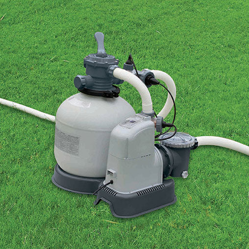 Sandpumpe für Schwimmbäder mit Salinator 10.000 L/h 1CV 220V Intex Motor online