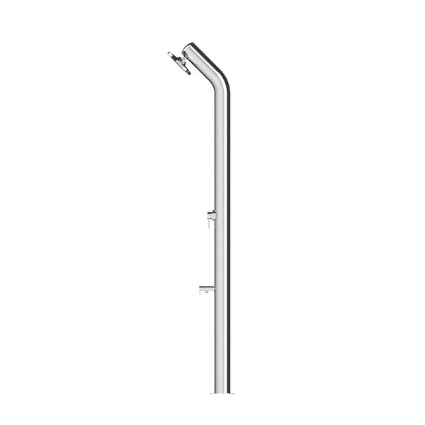 Gartenbrausemischer und Fußwascher ATI Showers UNI-1M Edelstahl eloxiert acquista