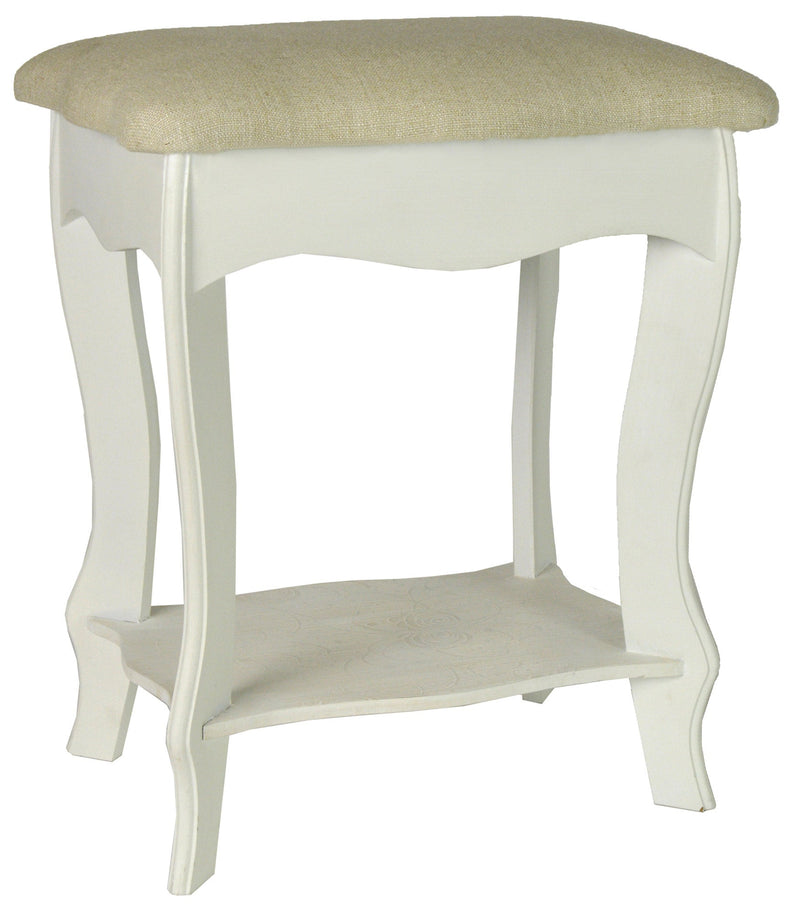 Pouf in Legno Seduta Imbottita Lipsia