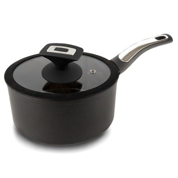 sconto Casseruola 1 Manico Ø18 cm Antiaderente Induzione Silex Elegance Black Nero