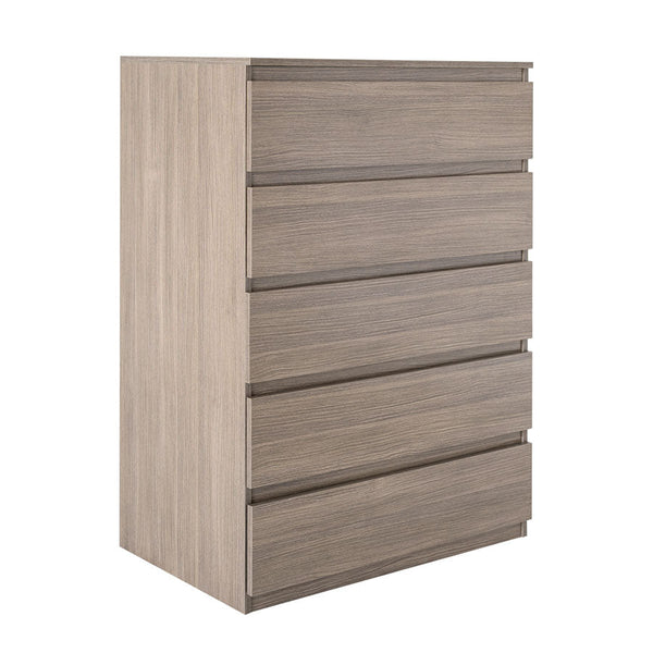 Cassettiera 5 Casetti 77x111x50 cm in Legno Rovere sconto