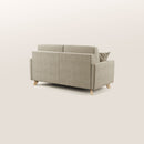 Divano Letto 2 Posti 160x94x97 cm in Tessuto Beige