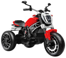 Moto Elettrica per Bambini 6V 3 Ruote Kidfun Rossa