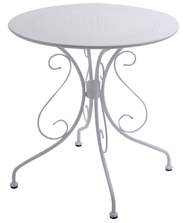 Runder Gartentisch Ø70cm aus Adami Old White Metal online