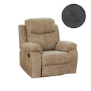 Poltrona reclinabile Chicago 97x90x100 cm grigio tortora