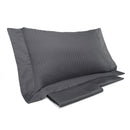 Set Lenzuola Sopra Sotto e Federe Tinta Unita Mitera Rubino Piombo Varie Misure