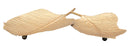 Svuota Tasche Double Leaf 38x3x39 cm in Ferro Oro