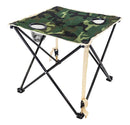 Set Tavolino e 2 Sedie Pieghevoli da Campeggio Menzi Camouflage