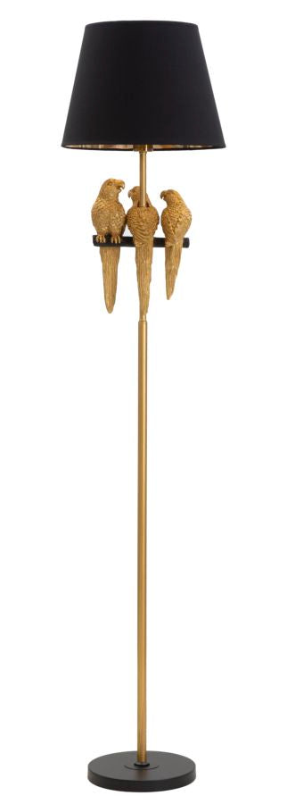 Lampada da Terra Pappagallo Ø 37x164,5 cm in Ferro e Poliestere sconto