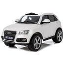 Macchina Elettrica per Bambini 12V con Licenza Audi Q5 Bianca