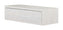 Mensola da Parete 1 Cassetto 45x13,4x20 cm in Fibra di Legno Lego Rovere Sbiancato