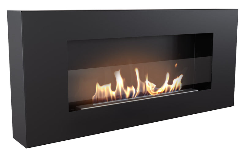 Camino a Bioetanolo da Parete 90x40 cm con Vetro o Senza Vetro Flig Kansas City