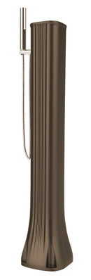 Mini Doccia Solare da Giardino Lavapiedi Miscelatore e Doccetta Mobile Arkema Happy Go Dove grey