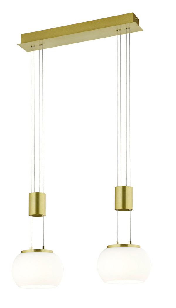 Lampada a Sospensione da Interno a LED in Alluminio Ottone Opaco acquista