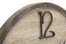 Orologio da Muro Denver Ø80x3,5 cm in Ferro e MDF