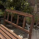 Set Tavolo e 2 Panchine da Giardino in Legno di Pino