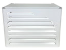 Copri Condizionatore 105x95x65 cm in Alluminio Curve L Bianco
