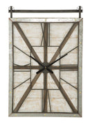 Orologio da Muro West 60x4x89 cm Legno di Abete e MDF e in Ferro