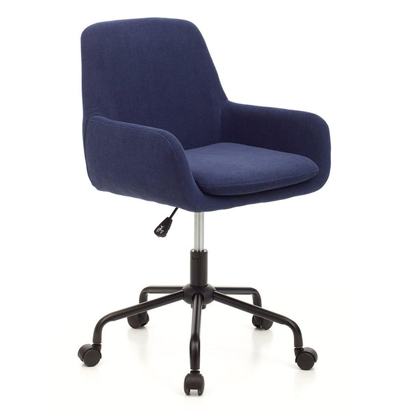 Chair Armchair Operative aus blauem Stoff für das Büro acquista