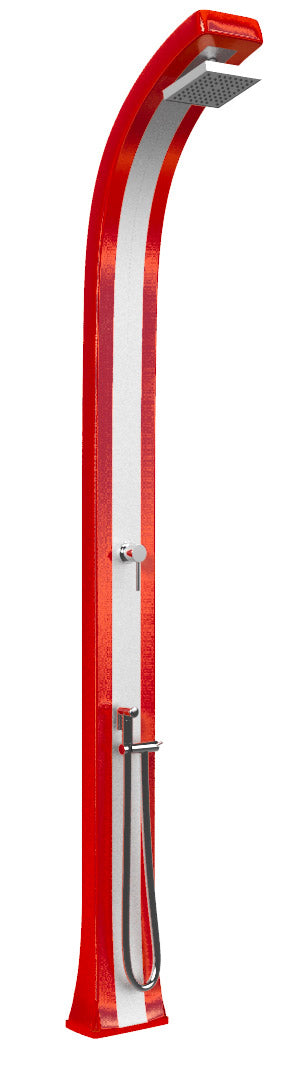 Doccia da Giardino Miscelatore e Doccetta Arkema Spring Plus Fascia Inox Ruby prezzo