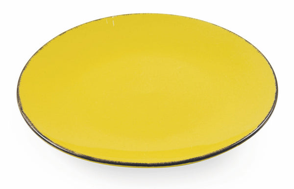 Set 6 Obstteller aus Steingut Ø18,5x2 cm Villa d'Este Home Tivoli Baita Gelb glasiert acquista