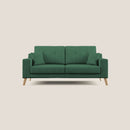 Divano 3 Posti 186x95x91 cm in Tessuto Verde