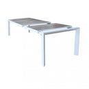 Tavolo Allungabile Portland 175/235x100x75 h cm in Alluminio Bianco