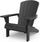 Sedia da Giardino Keter Alpine Adirondack 80x93x93 cm con porta bicchiere Grafite