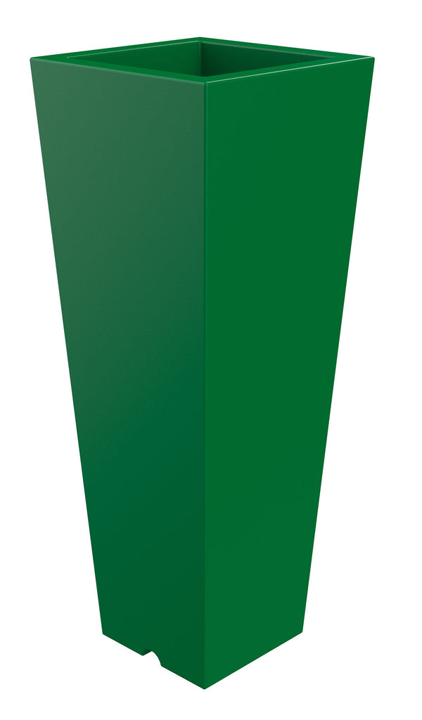 sconto Vaso 37,5x102 cm in Resina Arkema Quadro 102 Verde Scuro