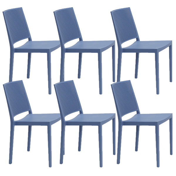 Set 6 Sedie 46x56x81 cm in Polipropilene Porto Carta da Zucchero prezzo