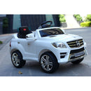 Macchina Elettrica per Bambini 6V con Licenza Mercedes Benz ML350 Bianca